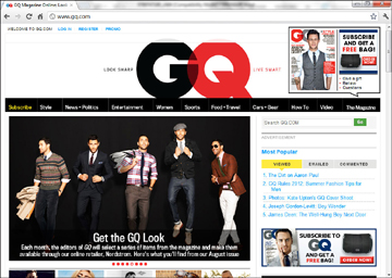 GQ website