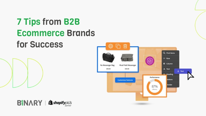 7 tips from B2B ecommerce brands for success
