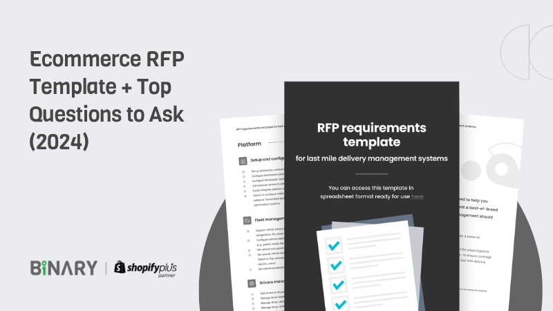 Ecommerce RFP Template + Top questions to ask 2024