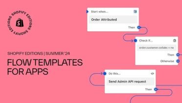 Flow templates for apps